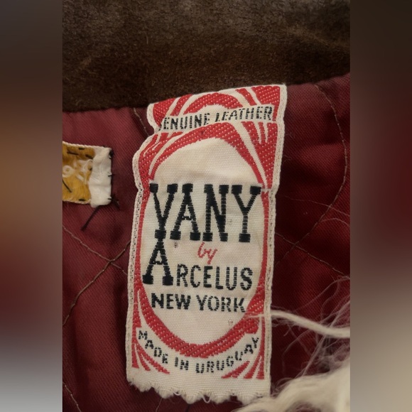 Vintage VANY by Arcelus New York suede leather -Penny Lane coat - Picture 7 of 14
